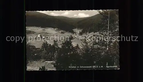 Mitteltal Schwarzwald Im Ilgenbachtal Kat. Baiersbronn