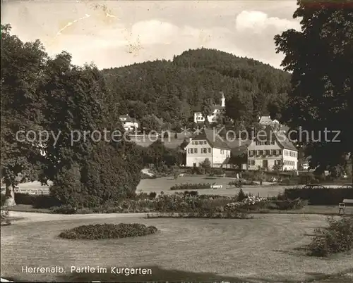 Bad Herrenalb Im Kurgarten Kat. Bad Herrenalb