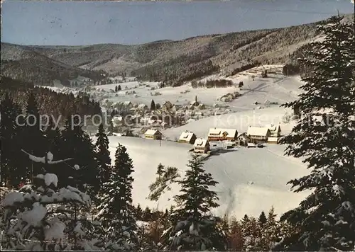 Buhlbach Obertal Winter Panorama / Baiersbronn /Freudenstadt LKR