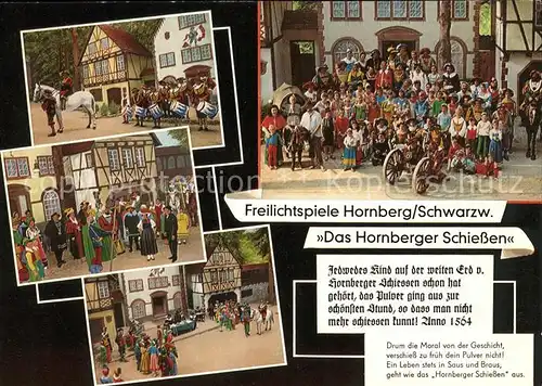 Hornberg Schwarzwald Freilichtspiele Das Hornberger Schiessen Kat. Hornberg