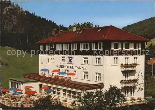 Tonbach Kurhotel Tanne Kat. Baiersbronn