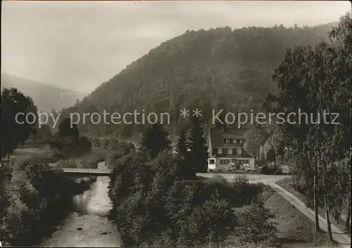 Hoefen Enz Gasthof Pension zur Eyachbruecke Kat. Hoefen an der Enz