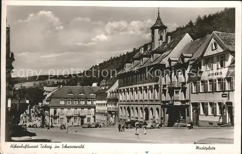 Triberg Schwarzwald Marktplatz Kat. Triberg im Schwarzwald