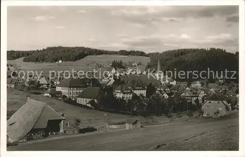 Schonach Schwarzwald Panorama Kat. Schonach im Schwarzwald