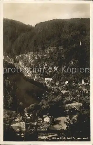 Triberg Schwarzwald Ortsblick Kat. Triberg im Schwarzwald