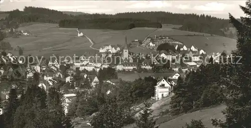 Schonach Schwarzwald Panorama Kat. Schonach im Schwarzwald