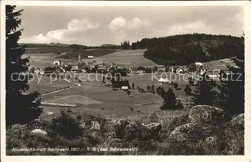 Schoenwald Schwarzwald Panorama Kat. Schoenwald im Schwarzwald