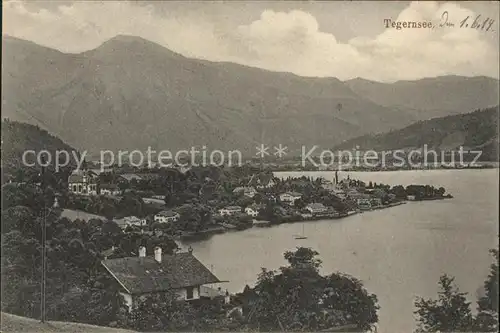 Tegernsee Panorama Kat. Tegernsee