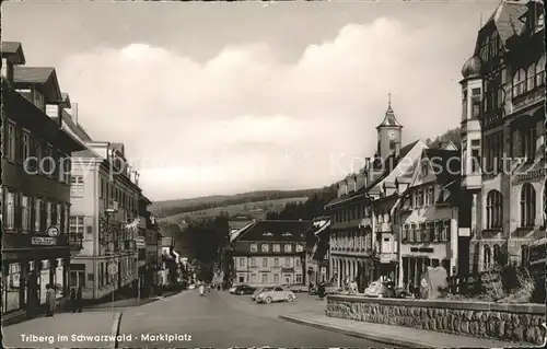 Triberg Schwarzwald Marktplatz Kat. Triberg im Schwarzwald