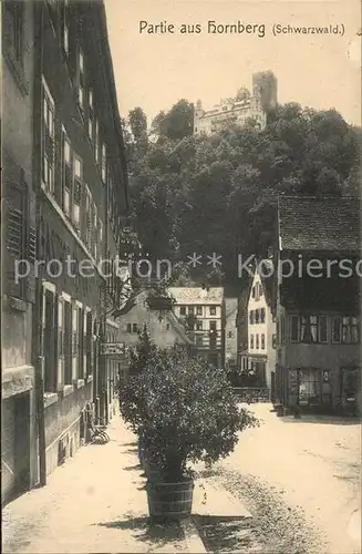 Hornberg Schwarzwald Strassenpartie Kat. Hornberg