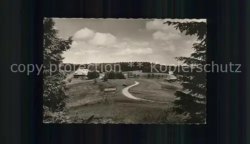 Furtwangen Hoehengasthaus Pension Martinskapelle Kat. Furtwangen im Schwarzwald