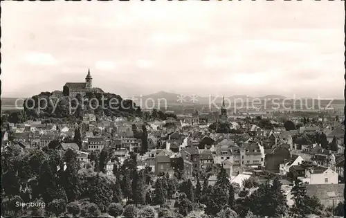 Siegburg Panorama mit Burg Kat. Siegburg