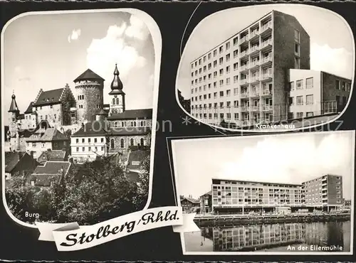 Stolberg Rheinland Burg Krankenhaus Ellermuehle Kat. Stolberg (Rhld.)