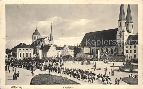 Altoetting Kapellplatz Kirchen Kat. Altoetting