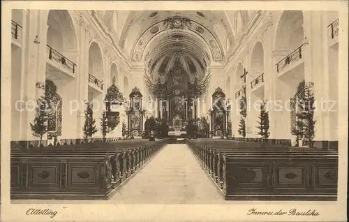 Altoetting Inneres der Basilika Kat. Altoetting