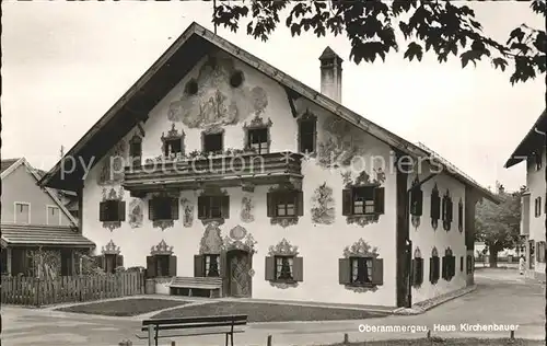 Oberammergau Haus Kirchenbauer Kat. Oberammergau