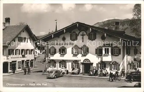 Oberammergau Haus Alte Post Kat. Oberammergau