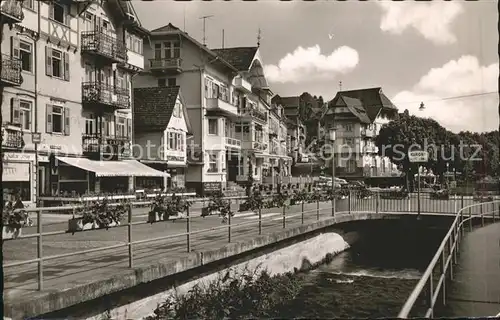 Dobel Schwarzwald Strassenpartie Bruecke Kat. Dobel