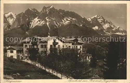 Oberammergau Alpenhotel zur Post Zugspitze Kat. Oberammergau