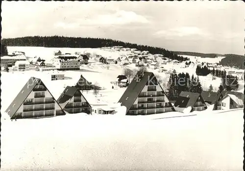 Schoenwald Schwarzwald Winter Panorama Kat. Schoenwald im Schwarzwald