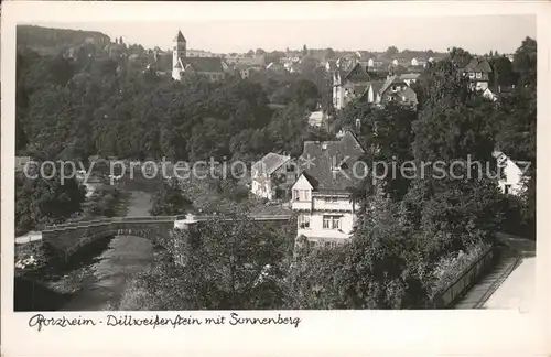 Pforzheim Dillweissenstein mit Sonnenberg Kat. Pforzheim