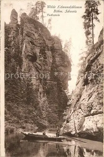 Fuchsstein Oberpfalz Wilde Edmunsklamm B. Schweiz Kat. Amberg