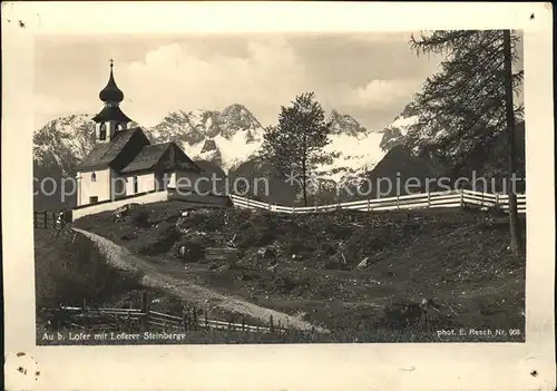 Lofer Loferer Steinberge Kirche Kat. Lofer