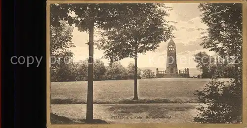 Witten Ruhr Bergerdenkmal / Witten Ruhr /Ennepe-Ruhr-Kreis LKR