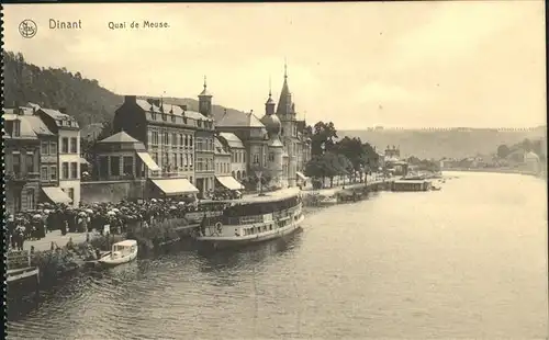Dinant Qiau de Meuse Dampfer Kat. 