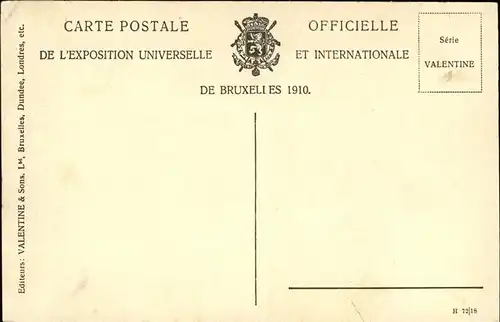 aw00829 Bruxelles Bruessel Salle de Fete 1910  Kategorie.  Alte Ansichtskarten