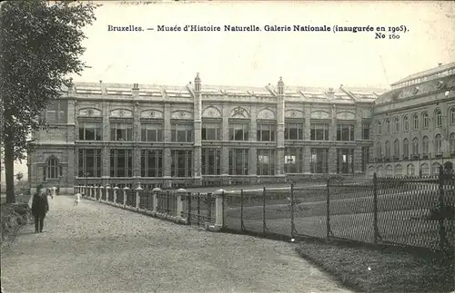 aw00844 Bruxelles Bruessel Musee d&#180;Histoire Naturelle, Galerie Nationale  Kategorie.  Alte Ansichtskarten