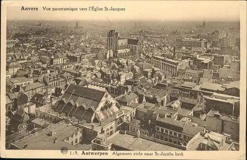 Anvers Antwerpen Panorama Eglise St-Jacques Kirche