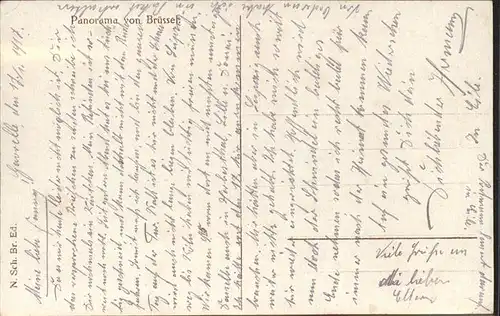 aw01300 Bruxelles Bruessel Panorama Kategorie.  Alte Ansichtskarten