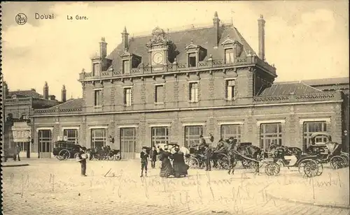 Douai Nord Gare Pferdekutschen Feldpost