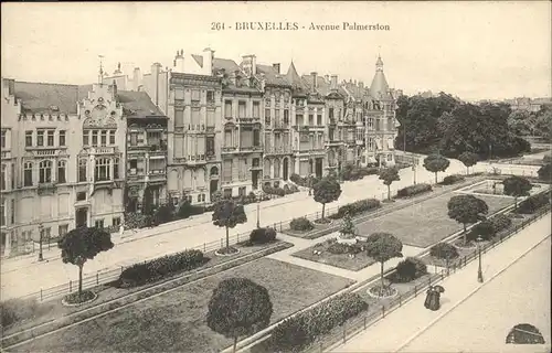aw01391 Bruxelles Bruessel Avenue Palmerston Kategorie.  Alte Ansichtskarten