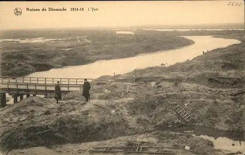 Dixmude West-Vlaanderen 1914-18 Yser