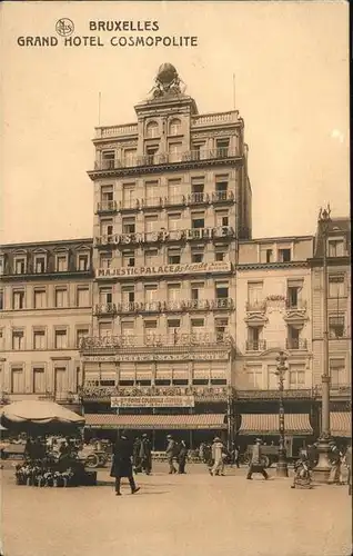 aw01476 Bruxelles Bruessel Grand Hotel Cosmopolite Kategorie.  Alte Ansichtskarten