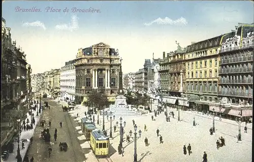 aw01993 Bruxelles Bruessel Place de Brouckère Kategorie.  Alte Ansichtskarten