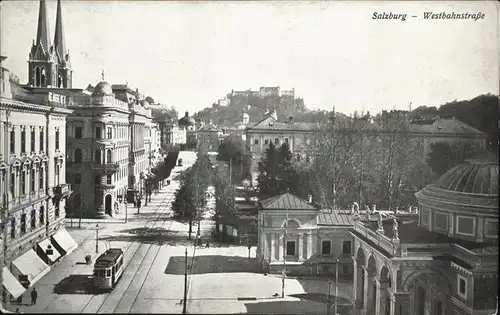 Salzburg Westbahnstrasse Strassenbahn