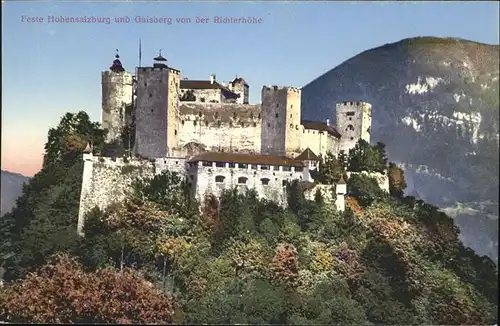 Salzburg Feste Hohensalzburg Gaisberg 