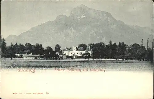 Salzburg Schloss Hellbrunn Untersberg