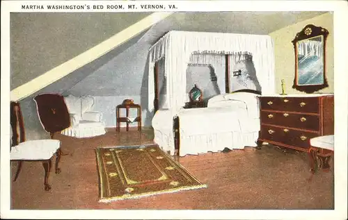 Vernon Victoria martha Washingtons Bedroom