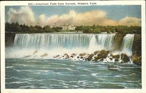 Niagara Falls Ontario Panorama / Niagara Falls Canada /