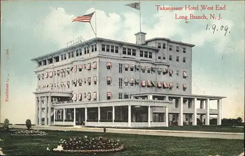 West End New Jersey Takanassee Hotel
Long Branch
