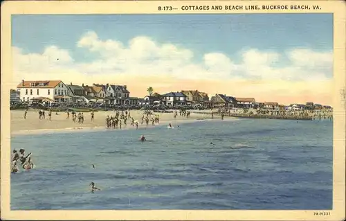 Buckroe Beach Cottages Beach Line