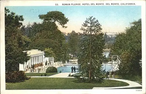 Monterey California Hotel del Monte Roman Plunge / Monterey /