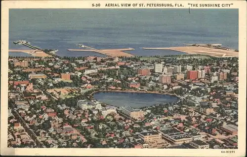 Saint  Petersburg Florida Aerial View