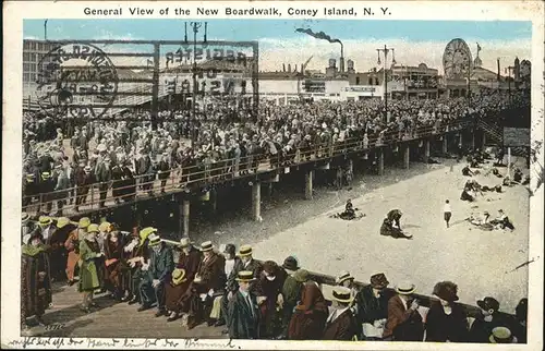 Coney Island New York New Boardwalk