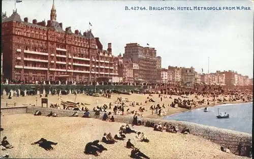 Brighton East Sussex Hotel Metropole W Pier / Brighton East Sussex /