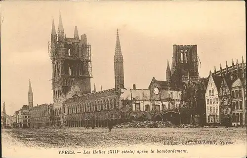 Ypres West-Vlaanderen Les Halles Kat. 